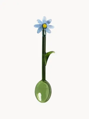 &klevering Набор ложек Flora из боросиликатного стекла, 2 предмета, Тёмный зелёный