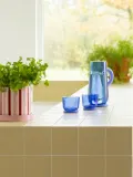Карафка &klevering Dew из боросиликатного стекла, 1 л, голубая — фото 4