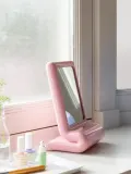 &klevering Зеркало косметическое настольное Whip, светло-розовое — фото 2