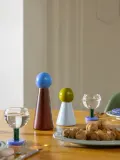 Мельница для соли и перца &klevering Halma из каучукового дерева, Ø 8 × В 15 см, Светлый синий — фото 3