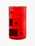 Kartell Столик приставной Componibili, 3 модуля, Ø 32 × В 58 см, Коралловый — фото 4