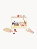 Kids Concept Набор игрушек магазин сладостей Kid's Hub из дерева и МДФ с щипцами и пакетами, прилавок 25х16х15 см — фото 2