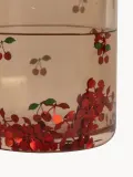 Konges Sløjd Стакан детский Cherry с блёстками в двойной стенке, набор из 2 шт., 180 мл, красный и зелёный — фото 2