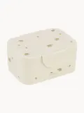 Konges Sløjd Контейнер для еды детский Lemon из пищевого силикона с крышкой, 17х13х8 см, кремово-белый с лимонным — фото 1