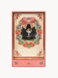 Konges Sløjd Музыкальная шкатулка Twinkle с балериной, подсветкой и выдвижным ящичком, 14х24х9 см, пыльно-розовая — фото 1