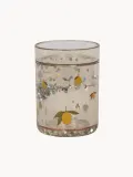 Konges Sløjd Стакан детский Lemon с блёстками в двойной стенке, набор из 2 шт., 180 мл, жёлтый и оливково-зелёный — фото 1