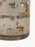 Konges Sløjd Стакан детский Lemon с блёстками в двойной стенке, набор из 2 шт., 180 мл, жёлтый и оливково-зелёный — фото 2
