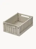 Liewood Коробка для хранения детская Weston складная, комплект 2 шт., 25х18х10 см, светло-серая — фото 1