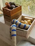 Liewood Коробка для хранения детская Weston складная, комплект 2 шт., 25х18х10 см, светло-серая — фото 6