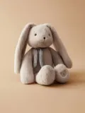 Liewood Мягкая игрушка Berto зайчик плюшевый из полиэстера, 20x17x23 см, молочно-белый со светло-бежевым — фото 4