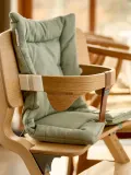 Leander Подушка на стул детская Louie для стульчика для кормления, 30х50 см, зелёная шалфейная — фото 3