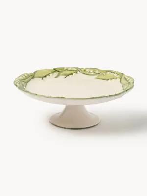 Les Ottomans Патера Lily of the Valley ручной росписи, керамика, 27 см