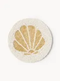 Les Ottomans Набор подставок Shell из бусин, 4 шт — фото 1