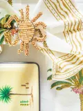 Les Ottomans Скатерть Palm Tree из хлопка с ручной печатью, 150х250 см — фото 4