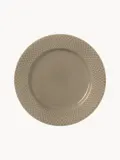 Lyngby Porcelaen Тарелка для завтрака Rhombe Earth из фарфора, Ø 23 × В 3 см, Коричневый — фото 2