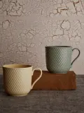 Lyngby Porcelaen Кружка Rhombe Earth, Ø 10 × В 9 см, Зелёный — фото 3