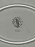 Lyngby Porcelaen Блюдо для сервировки Rhombe Earth из фарфора, Ш 29 × В 3 см, Шалфейный зелёный — фото 4