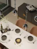 Maytoni Светильник подвесной Ros, Ø 16 × В 36 см, Чёрный — фото 6