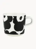 Marimekko Кружка Unikko, Ø 7 × В 8 см, 200 мл, Чёрный — фото 1