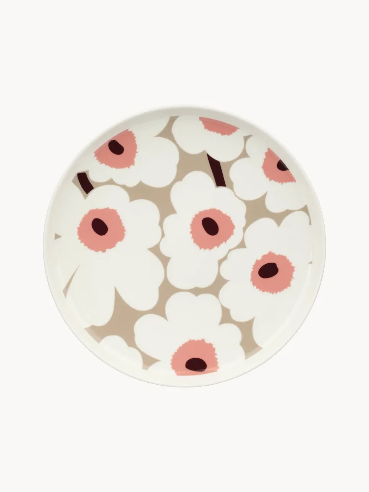 Marimekko Тарелка большая Unikko, Белый
