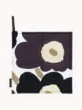 Marimekko Прихватка кухонная Pieni Unikko, Ш 22 × Д 22 см, Чёрный — фото 1