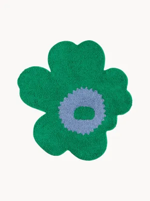 Marimekko Коврик для ванной Unikko, Ш 73 × В 74 см, Зелёный