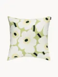 Marimekko Наволочка декоративная Pieni Unikko, Ш 50 × Д 50 см, Светлый зелёный — фото 1