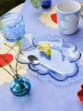 Marimekko Тарелка для завтрака Unikko, Д 20 × Ш 20 см, Синий — фото 3