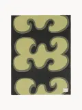 Marimekko Плед Jokeri из шерсти, Ш 130 × Д 170 см, Светлый зелёный — фото 1