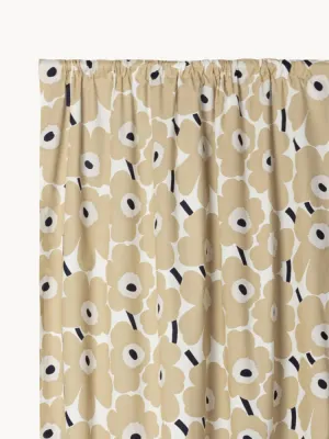 Marimekko Штора Pieni Unikko, хлопок, люверсы