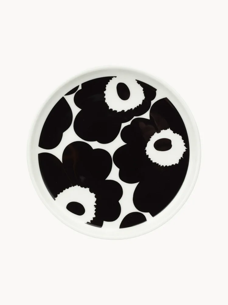 Marimekko Патера Unikko, Ø 14 см, Чёрный