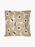 Marimekko Наволочка декоративная Pieni Unikko, Ш 50 × Д 50 см, Белый — фото 1