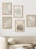 Malerifabrikken Картина на холсте White Surface ручной работы, 33x43 см — фото 6