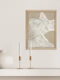 Malerifabrikken Картина на холсте Raw Shape 3 ручной работы, два размера — фото 5