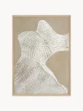Malerifabrikken Картина на холсте Raw Shape 3 ручной работы, два размера — фото 6