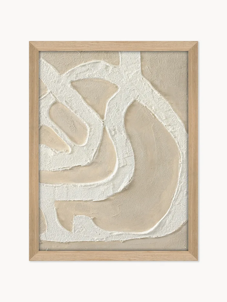 Malerifabrikken Картина на холсте Raw Organic ручной работы, 33x43 см
