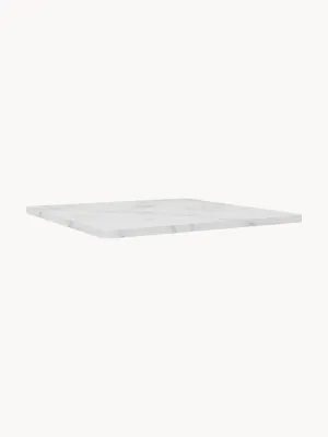 Montana Furniture Полка настенная Panton Wire Single, панель из мрамора, Ш 35 × Д 35 см, Белый мрамор