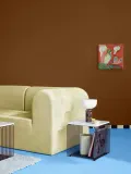 Montana Furniture Полка настенная Panton Wire Single, панель из мрамора, Ш 35 × Д 35 см, Белый мрамор — фото 3