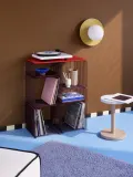 Montana Furniture Полка настенная модульная Panton Wire Half Height 35х35х17 см бордовая — фото 3