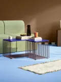 Montana Furniture Полка настенная Panton Wire Extended 35х70 см тёмно-синяя — фото 3