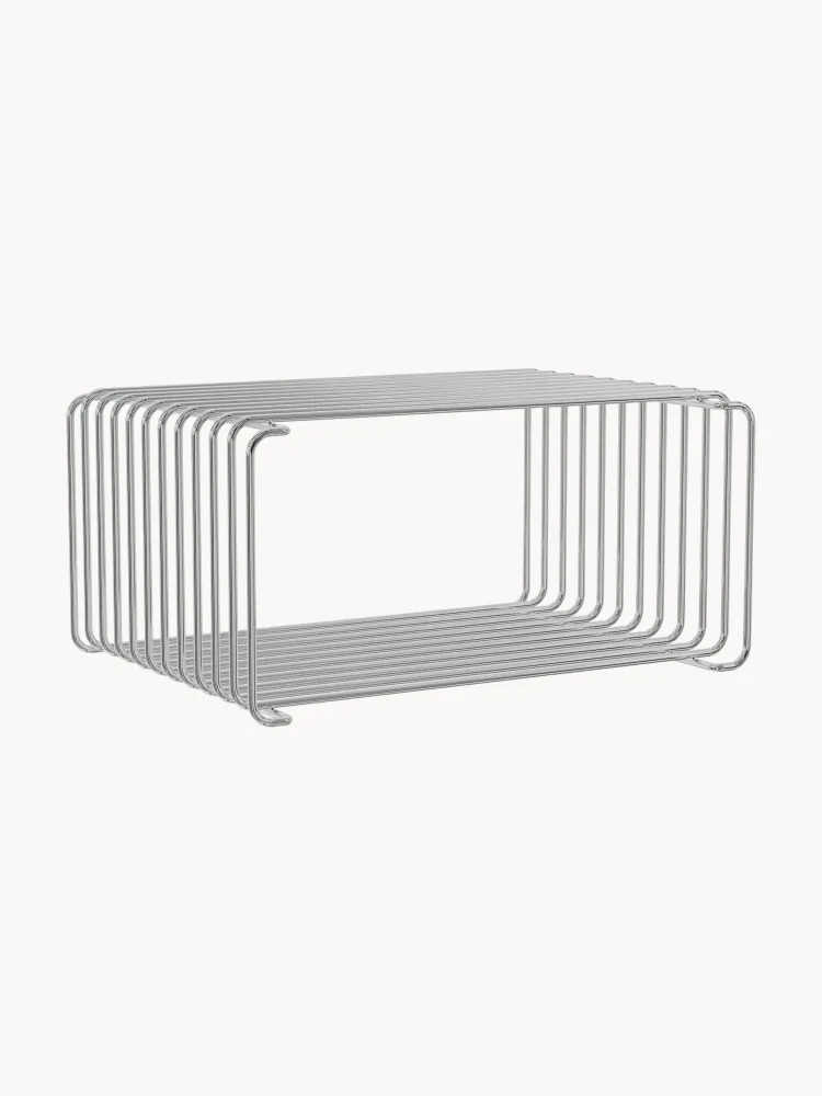 Montana Furniture Полка настенная модульная Panton Wire Half Height 35х35х17 см серебристая
