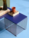 Montana Furniture Полка настенная Panton Wire Single из МДФ 35х35 см тёмно-синяя — фото 3