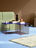 Montana Furniture Полка настенная Panton Wire Single из МДФ 35х35 см тёмно-синяя — фото 4