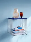 Montana Furniture Полка настенная Panton Wire Single из МДФ 35х35 см тёмно-синяя — фото 5