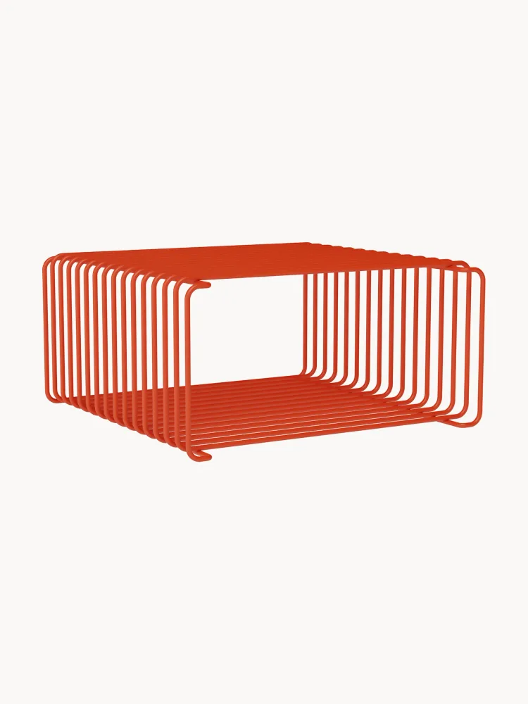 Montana Furniture Полка настенная Panton Wire Half Height, коралловая
