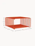 Montana Furniture Полка настенная Panton Wire Half Height, коралловая — фото 2