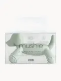 Mushie Прорезыватель для зубов Doggy в форме собачки из пищевого силикона, 8 х 5 х 5 см, мятный зелёный — фото 2