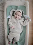 Mushie Прорезыватель для зубов Doggy в форме собачки из пищевого силикона, 8 х 5 х 5 см, мятный зелёный — фото 3