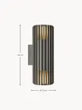 Nordlux Уличный настенный светильник Aludra, антрацитовый, Ø 17 × В 34 см, Антрацитовый — фото 2