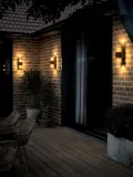 Nordlux Уличный настенный светильник Aludra, коричневый — фото 6
